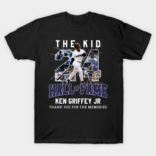 Ken Griffey Jr The Kid Basketball Legend Signature Vintage Retro 80s 90s Bootleg Rap Style T-Shirt